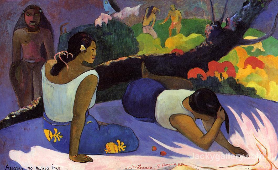 Arearea no varua ino by Paul Gauguin paintings reproduction